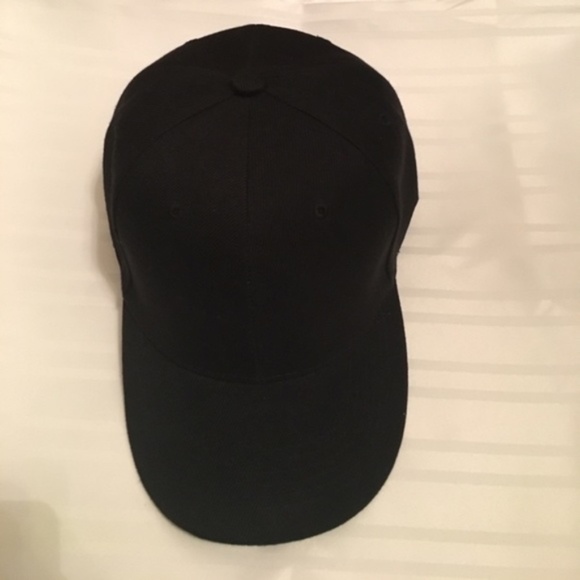 New Adult Black Baseball Cap UNISEX - Picture 7 of 13